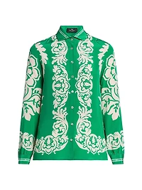 Paisley Silk Blouse