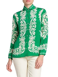 Paisley Silk Blouse