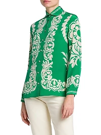 Paisley Silk Blouse