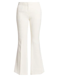 Stretch Viscose Flared Pants