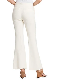 Stretch Viscose Flared Pants