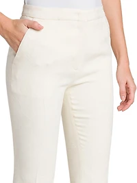 Stretch Viscose Flared Pants