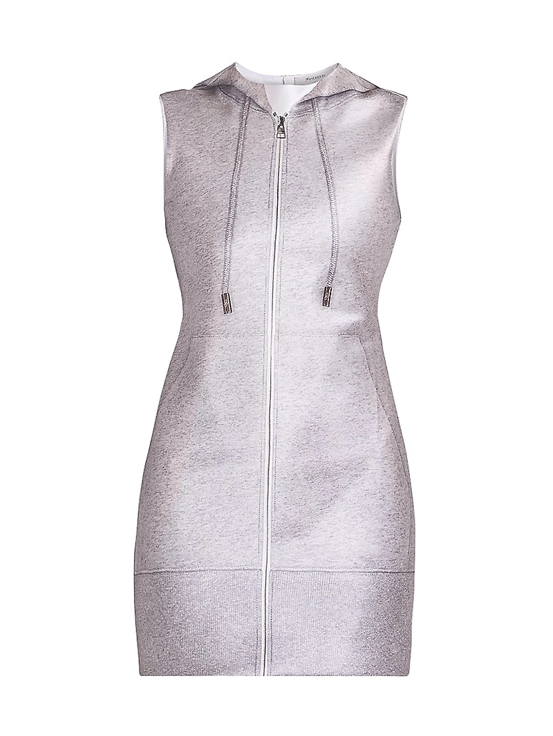 Hooded Sheath Minidress