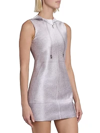 Hooded Sheath Minidress