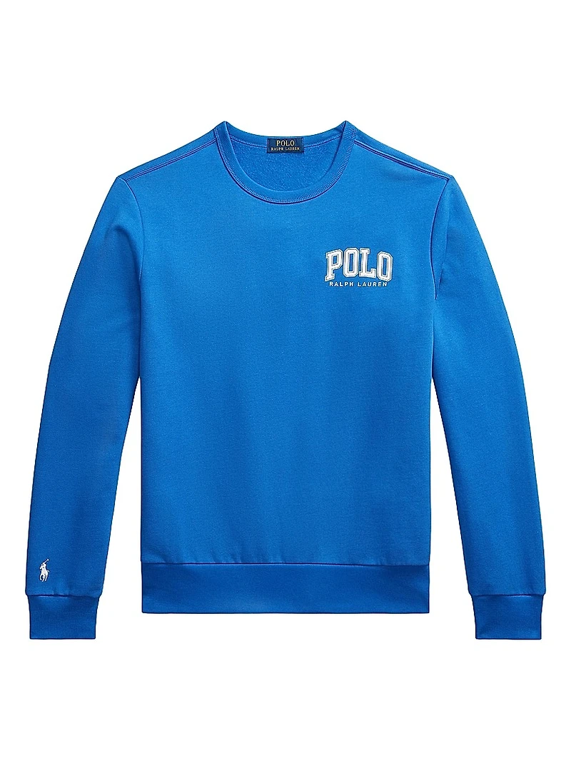 Polo Logo Fleece Crewneck Sweatshirt