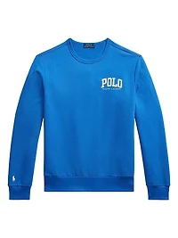 Polo Logo Fleece Crewneck Sweatshirt
