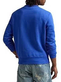 Polo Logo Fleece Crewneck Sweatshirt