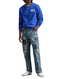 Polo Logo Fleece Crewneck Sweatshirt