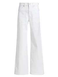Crosbie Slim Wide-Leg Jeans
