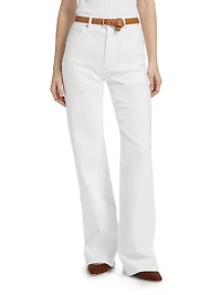 Crosbie Slim Wide-Leg Jeans