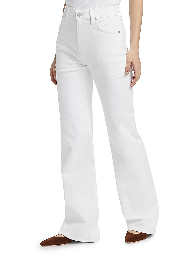 Crosbie Slim Wide-Leg Jeans