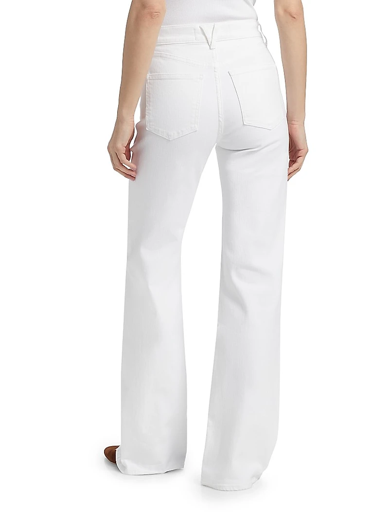 Crosbie Slim Wide-Leg Jeans