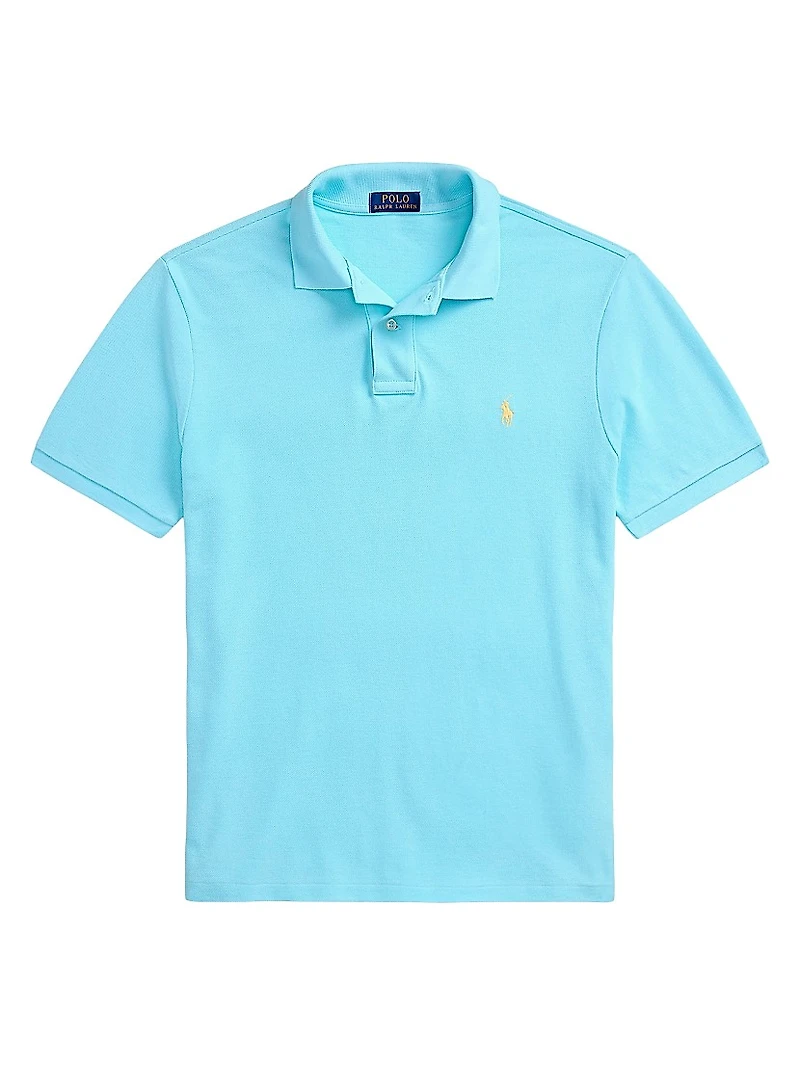 Classic-Fit Mesh Polo Shirt