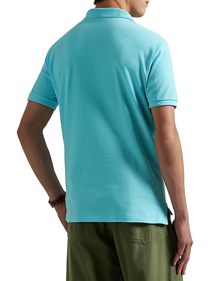 Classic-Fit Mesh Polo Shirt