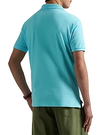 Classic-Fit Mesh Polo Shirt