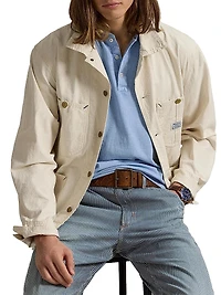 Slub Jersey Short-Sleeve Henley Shirt