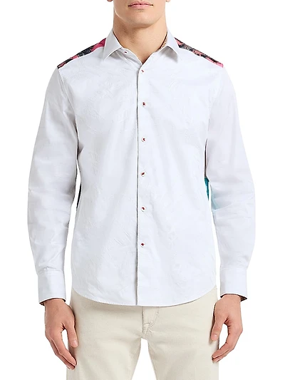 Boulevard Graphic Cotton Shirt