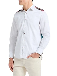 Boulevard Graphic Cotton Shirt