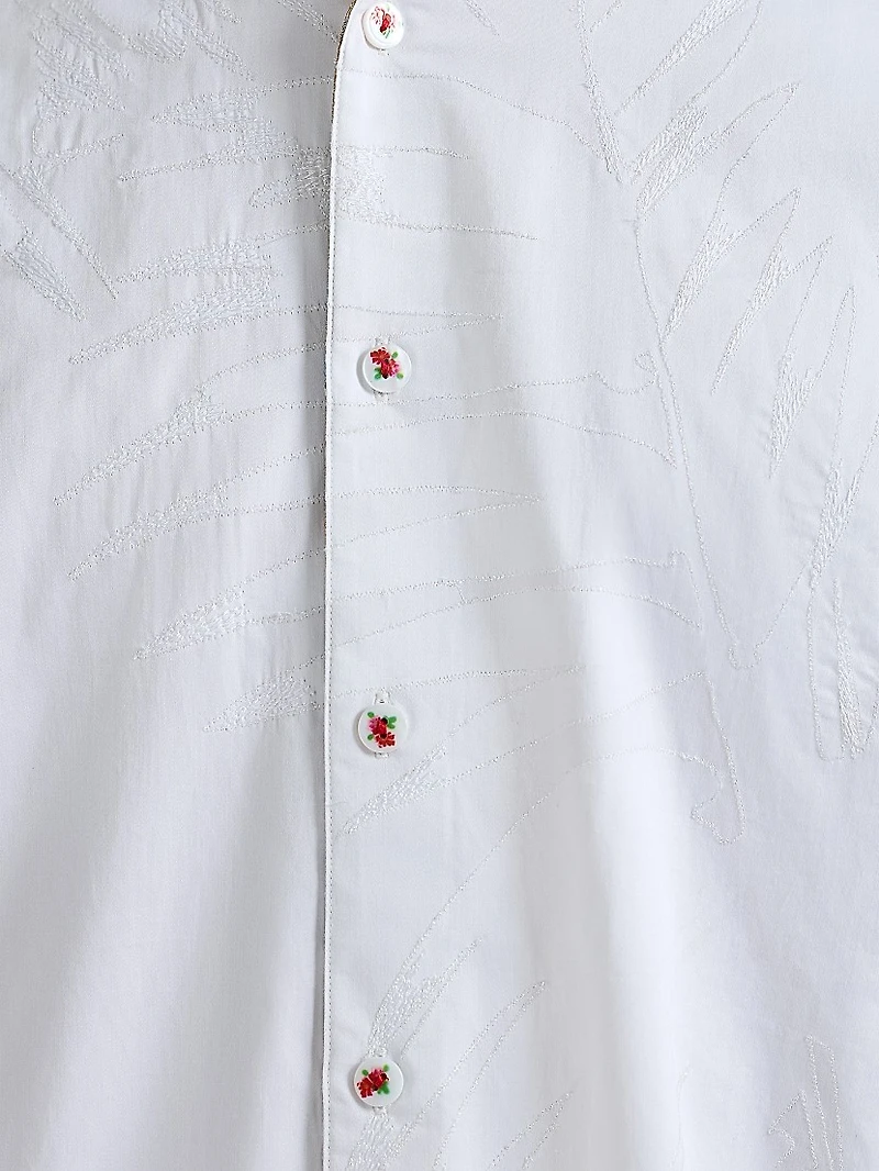 Boulevard Graphic Cotton Shirt