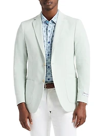 Rayburn Stretch-Cotton Single-Breasted Blazer