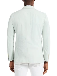 Rayburn Stretch-Cotton Single-Breasted Blazer