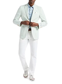 Rayburn Stretch-Cotton Single-Breasted Blazer