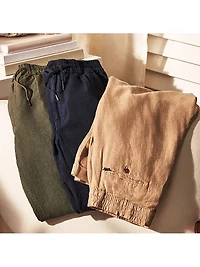 Polo Prepster Slim Tapered Linen Pants