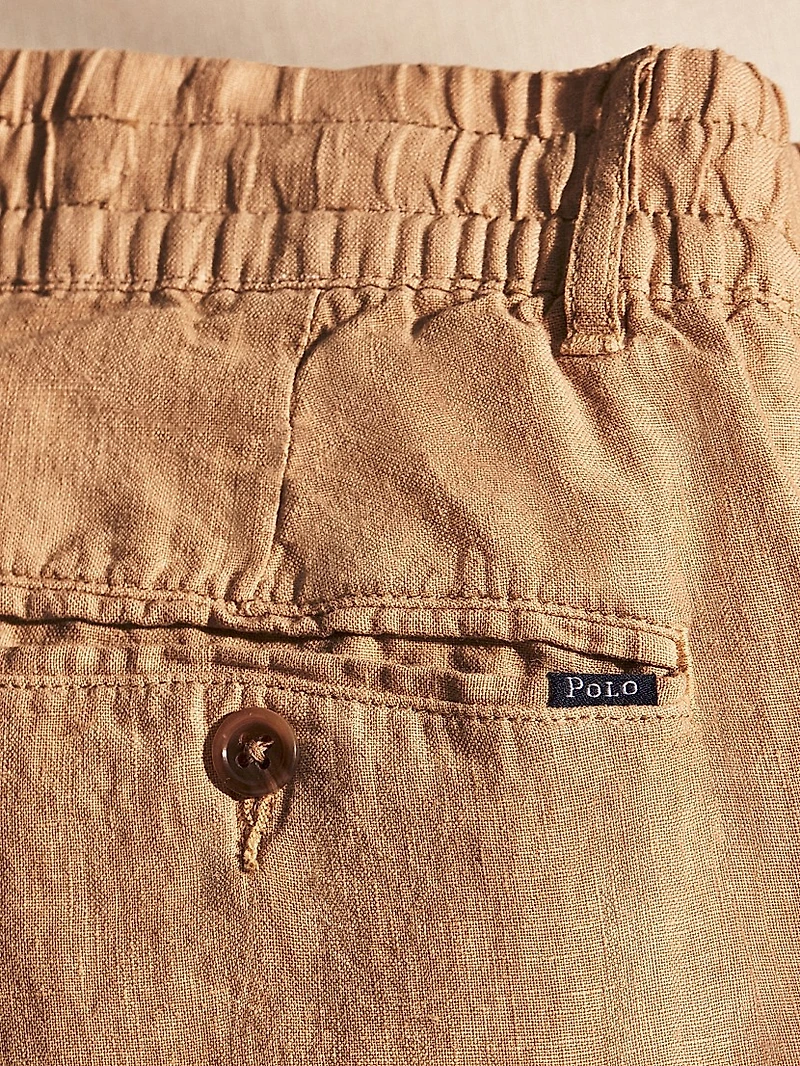 Polo Prepster Slim Tapered Linen Pants