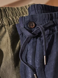 Polo Prepster Slim Tapered Linen Pants