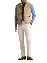 Quilted Suede Vest
