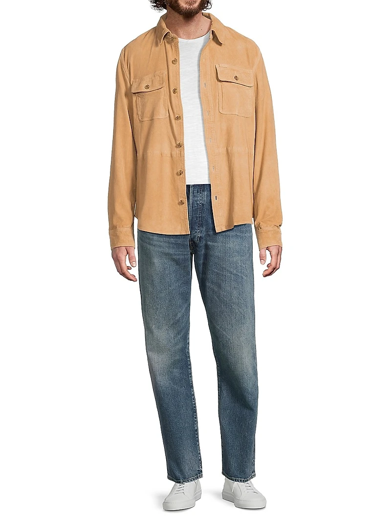 Suede Shirt Jacket
