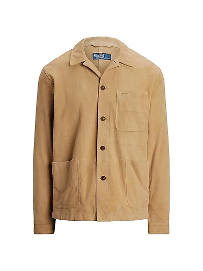 Suede Utility Jacket