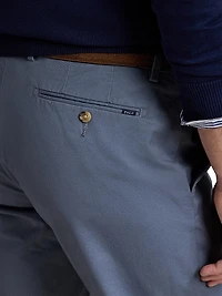 Stretch Straight-Leg Chino Pants