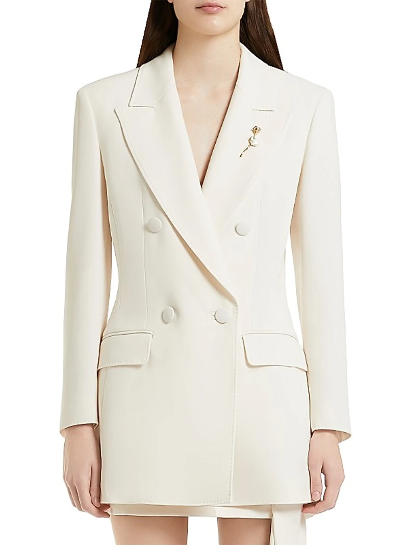 Emrata x Marella Waisted Longline Blazer