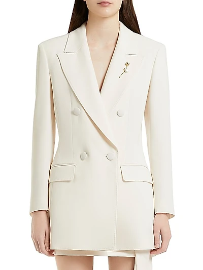 Emrata x Marella Waisted Longline Blazer