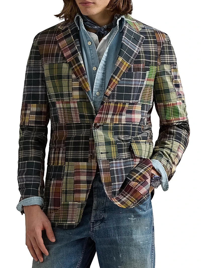 Polo Soft Tailored Patchwork Sportcoat