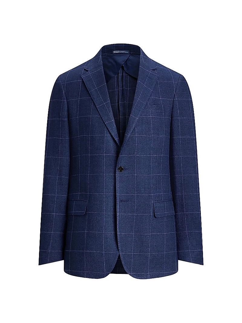 Tailored Windowpane Sport Coat