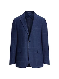 Tailored Windowpane Sport Coat