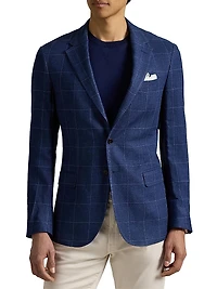 Tailored Windowpane Sport Coat