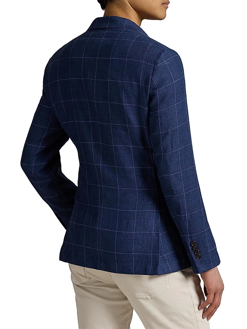 Tailored Windowpane Sport Coat