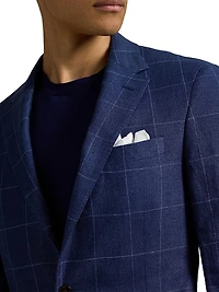 Tailored Windowpane Sport Coat