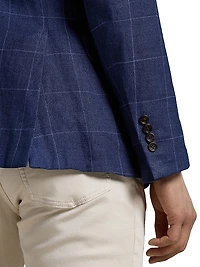 Tailored Windowpane Sport Coat