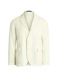 Tailored Slub Cotton-Linen Sportcoat