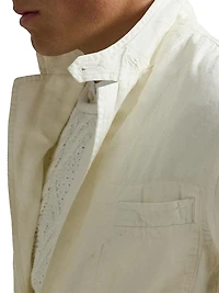 Tailored Slub Cotton-Linen Sportcoat