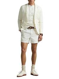 Tailored Slub Cotton-Linen Sportcoat