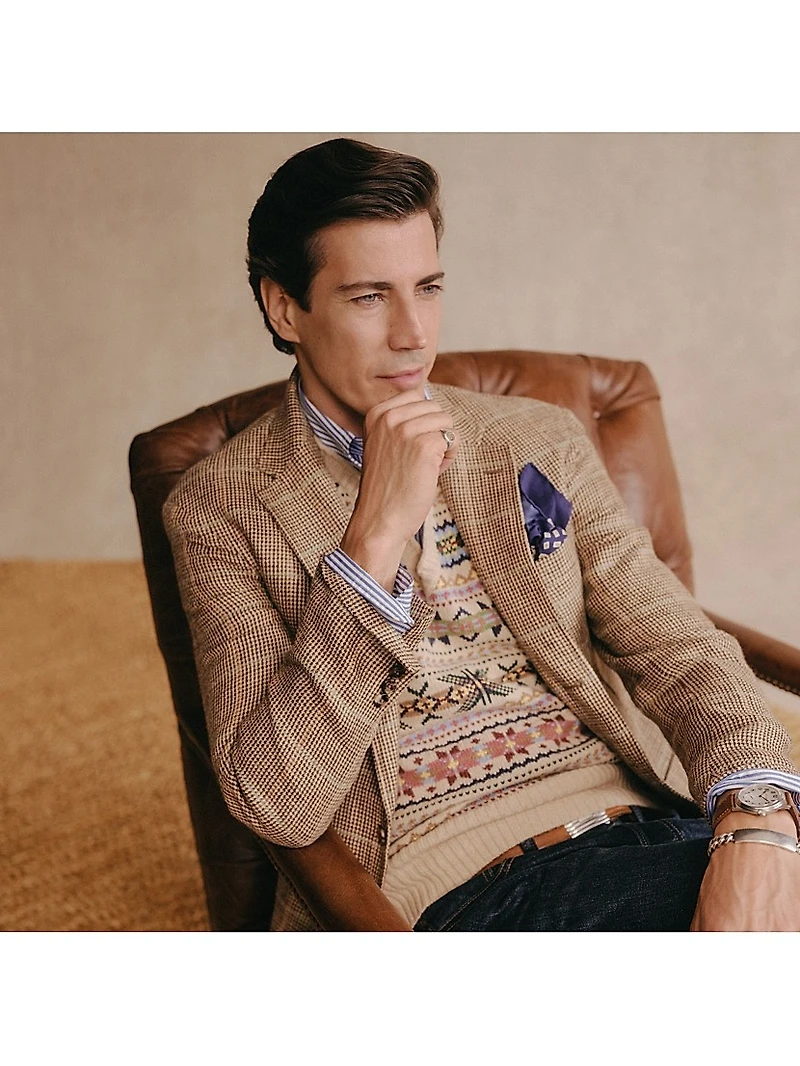 Polo Soft Tailored Tick-Weave Jacket