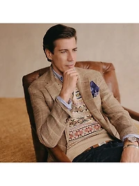 Polo Soft Tailored Tick-Weave Jacket