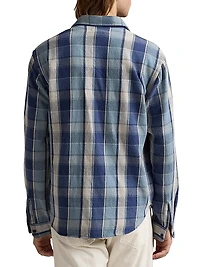 Classic-Fit Plaid Flannel Workshirt