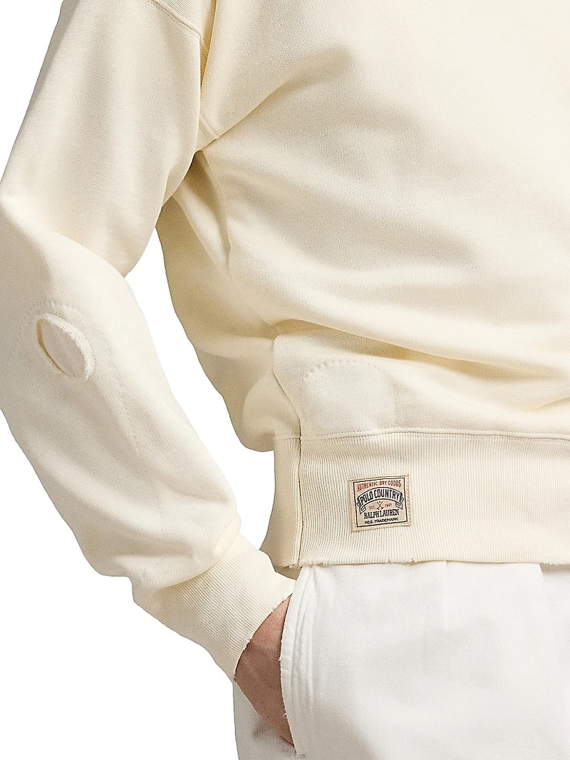 Fleece Pocket Crewneck Sweatshirt