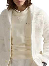 Fleece Pocket Crewneck Sweatshirt